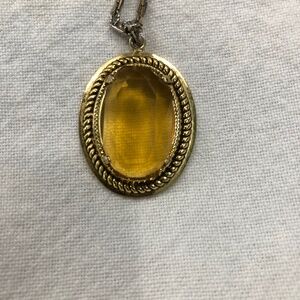 Vintage citrine necklace